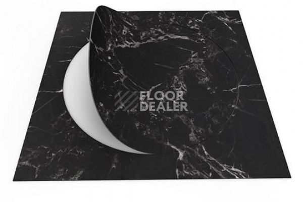 Виниловая плитка ПВХ FORBO Allura Material 63544DR7 black marble circle фото 1 | FLOORDEALER
